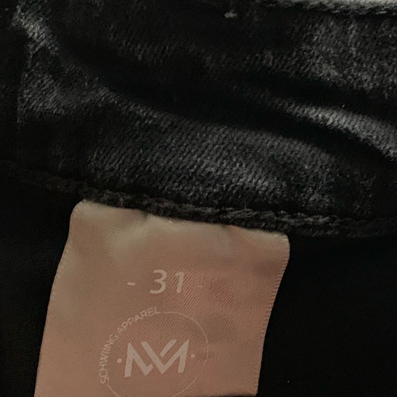 Schwiing Apparel woman’s 3/4 ankle distress jeans 31 NWT Eco friendly - Picture 7 of 12